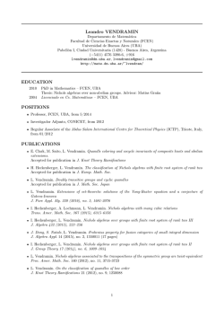 CV - Universidad de Buenos Aires