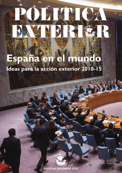 España en el mundo - Política Exterior