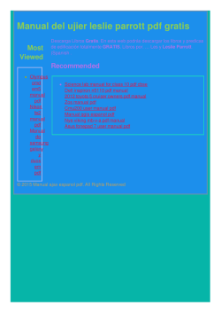 Manual del ujier leslie parrott pdf gratis