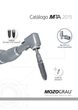 Catálogo 2015 - Adria Tech Implants