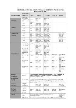 Calendario de pendientes 15-16