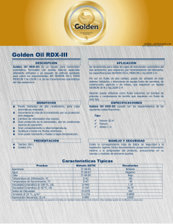 Golden Oil RDX-III