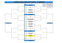 i torneo social pádel pista norte - 1ª femenina