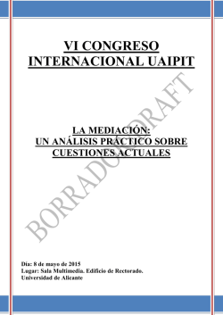 VI CONGRESO INTERNACIONAL UAIPIT