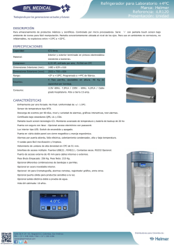 Refrigerador para Laboratorio +4ºC Marca: Helmer