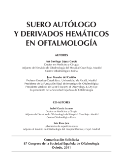 00a-primeras paginas - Portada | Sociedad Española de Oftalmología