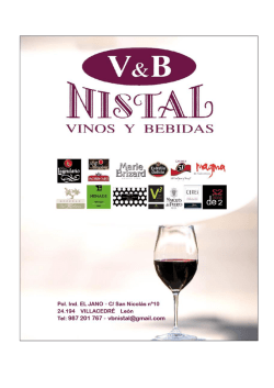 Vinos comunes - V & B Nistal