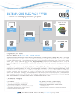 SISTEMA ORIS FLEX PACK // WEB