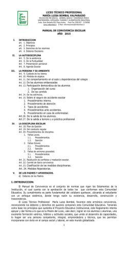 convivencia - Liceo María Luisa Bombal