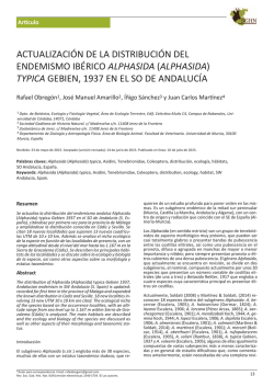 alphasida - Sociedad Gaditana de Historia Natural