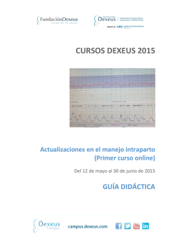 CURSOS DEXEUS 2015