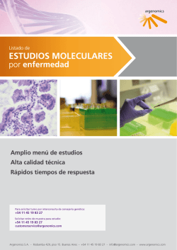 Amplio menú de estudios Alta calidad técnica Rápidos tiempos de