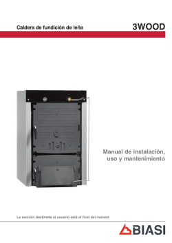 Manual – Caldera Leña 3 Wood