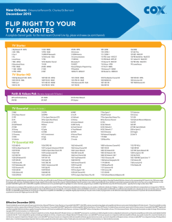 flip right to your tv favorites - New Orleans