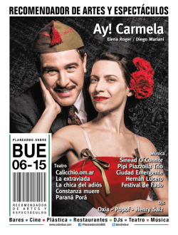 Teatro - Planeando sobre BUE