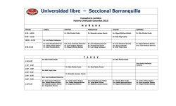 Universidad libre – Seccional Barranquilla