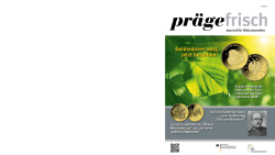 Prägefrisch 02/2015 - Verkaufsstelle für Sammlermünzen