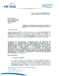 nota reversal de PROESA en formato pdf