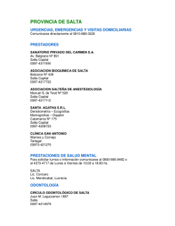 PROVINCIA DE SALTA