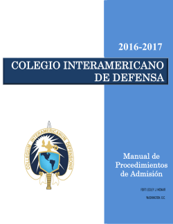 Manual de Procedimientos de Admisiones - Inter