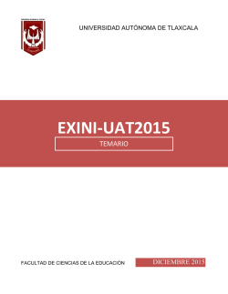 Examen para el ingreso periodo intermedio