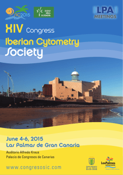 June 4 Thursday MEETINGS - 4 al 6 de junio de 2015