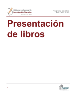 Presentaciones de libro
