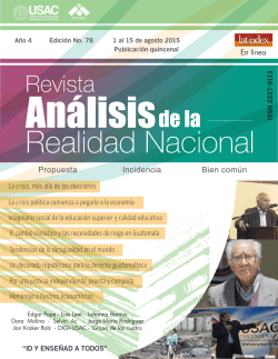 Propuesta Incidencia Bien com&uacute;n - IPNUSAC