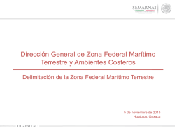 Delimitación de la Zona Federal Marítimo Terrestre DGZFMTAC