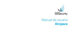 Manual de usuario Airspace