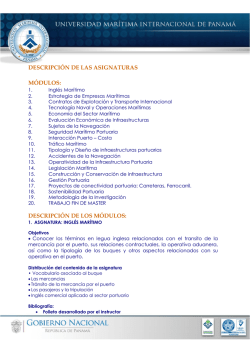 descripción de los módulos