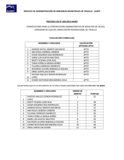 saimt proceso cas n° 026-2015-saimt convocatoria para la con
