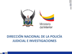 Capturados Provinciales - Policia Judicial Ecuador
