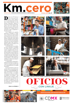 oficios con linaje - Gu&iacute;a del Centro Hist&oacute;rico de la Ciudad de M&eacute;xico