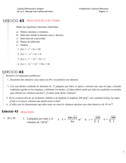 Examen Bimestral M. en C. Manuel Iván Casillas del Llano Página