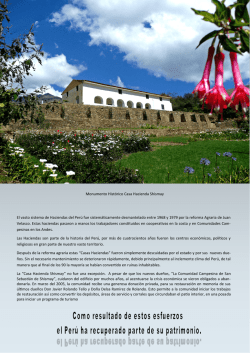 Monumento Histórico Casa Hacienda Shismay El vasto sistema de
