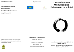 Curso Pr&aacute;ctico de Mindfulness para Profesionales de la Salud
