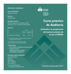 Curso práctico de Auditoría