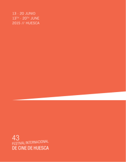 Catálogo 43ª Ed. - Festival de cine de Huesca