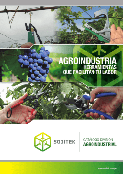 catálogo agroindustria