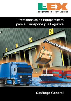 Descargar Cat&aacute;logo en PDF - Equipamiento para el Transporte y la