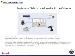 LobbyWorks – Sistema de Administración de Visitantes