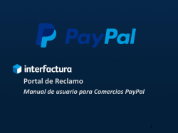Manual Portal de Reclamo PayPal