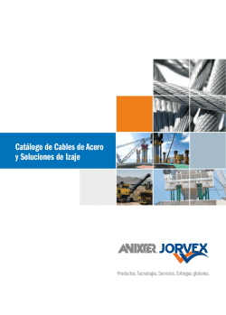 Cat&aacute;logo Cables de Acero
