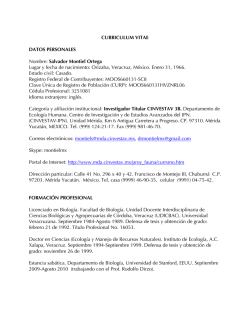 Dr. Salvador Montiel - Administración del Cinvestav