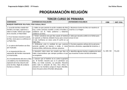 Programación LOMCE 3º Primaria