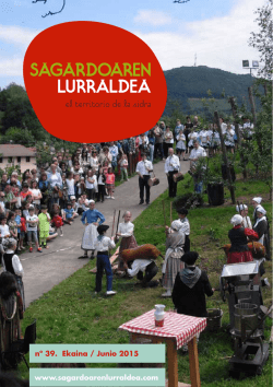 Boletín "Sagardoaren Lurraldea" (nº 39) Junio 2015