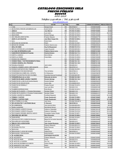 Catálogo Editorial Skla