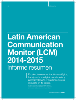 Decarga PDF - Latin American Communication Monitor