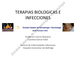 Infecciones asociadas a terapias biológicas